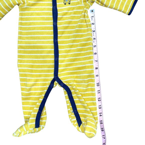 Set of 3 Terry Footed Pajamas Bodysuits by CARTER'S 3-6M - Picture 13 of 13